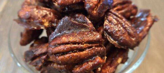 Maple Candied Pecans