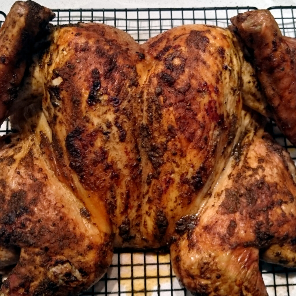 spatchcocked turkey