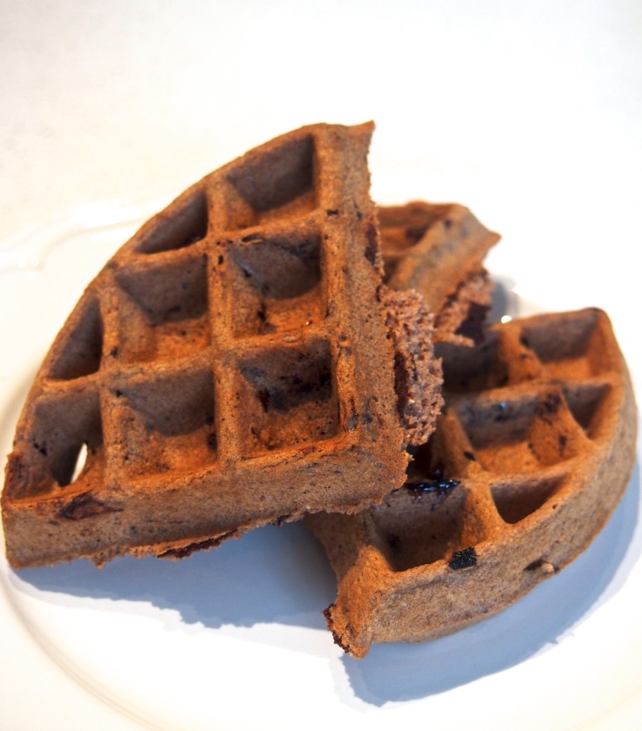 Chocolate Coconut Flour Waffles