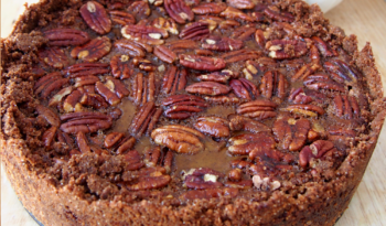 Deep Dish Pecan Pumpkin Pie