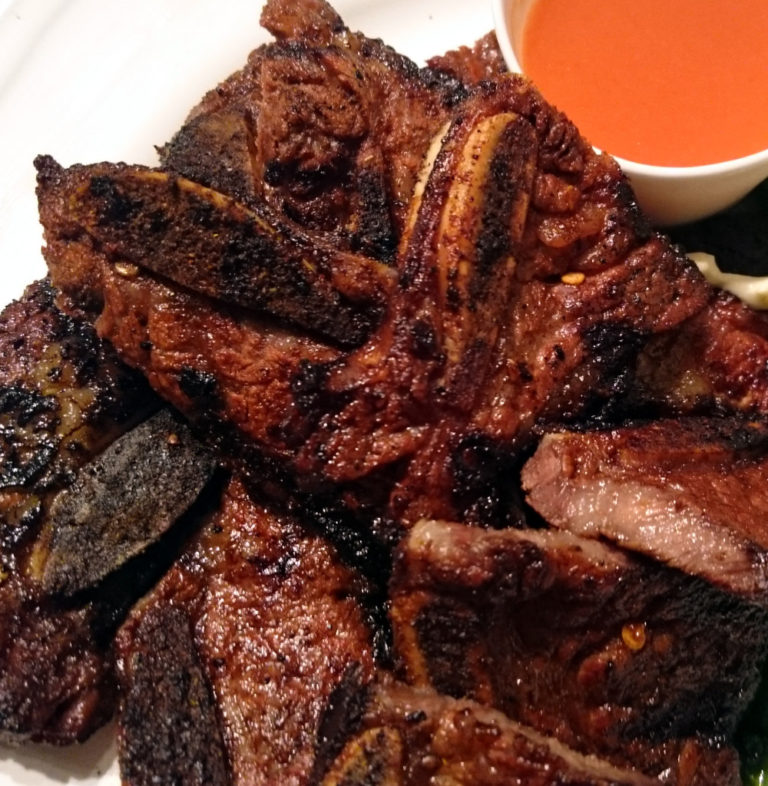AFRICAN RIBS WITH DIPPING SAUCE