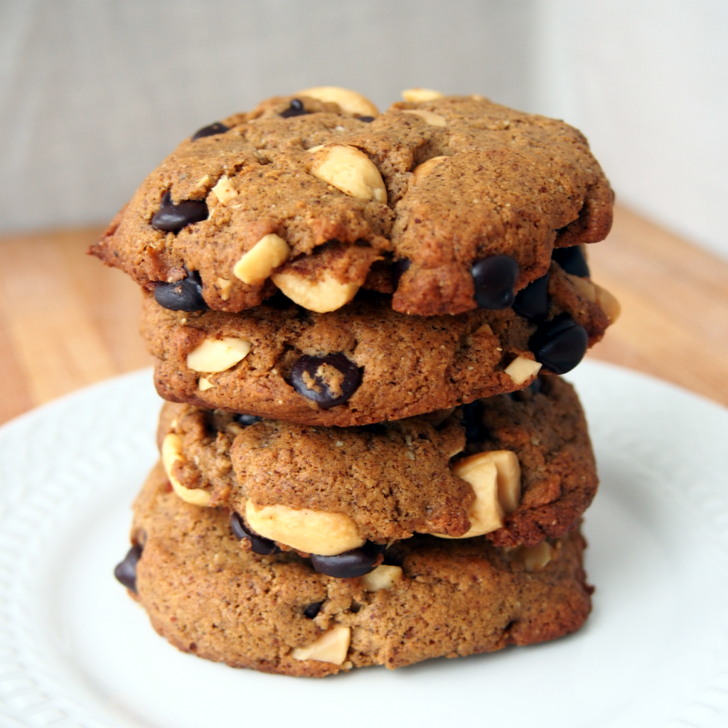 Almond Butter Chocolate Chip Cookies