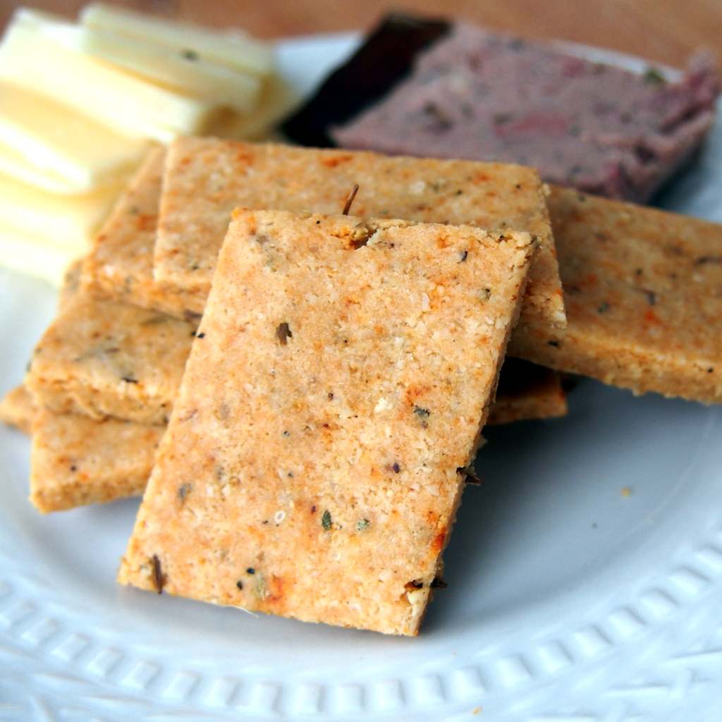 Low Carb Almond Crackers