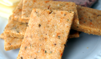 Low Carb Almond Crackers