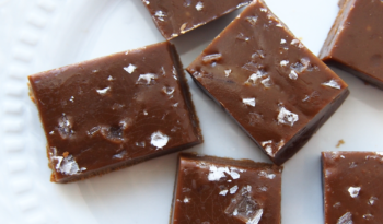 Salted Licorice Caramels