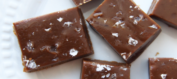 Salted Licorice Caramels