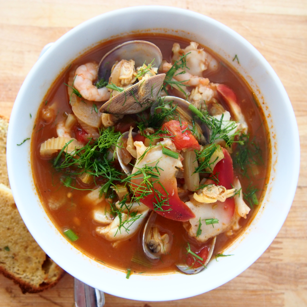 Cioppino - seafood soup