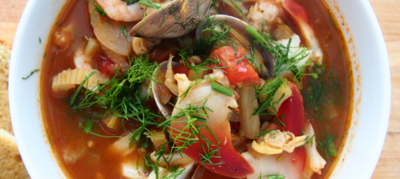 Cioppino - seafood soup