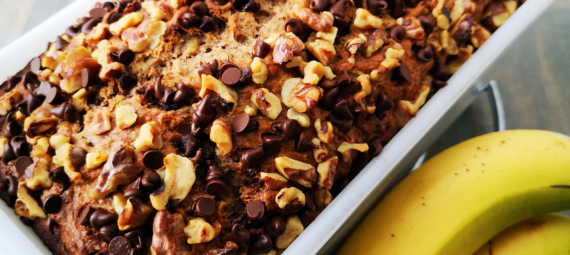 Chocolate and Walnut Banana Bread