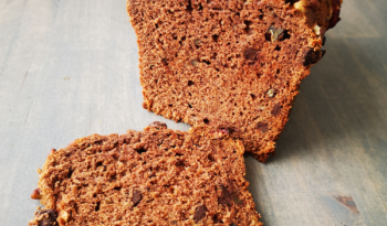 Chocolate Pecan Banana Bread