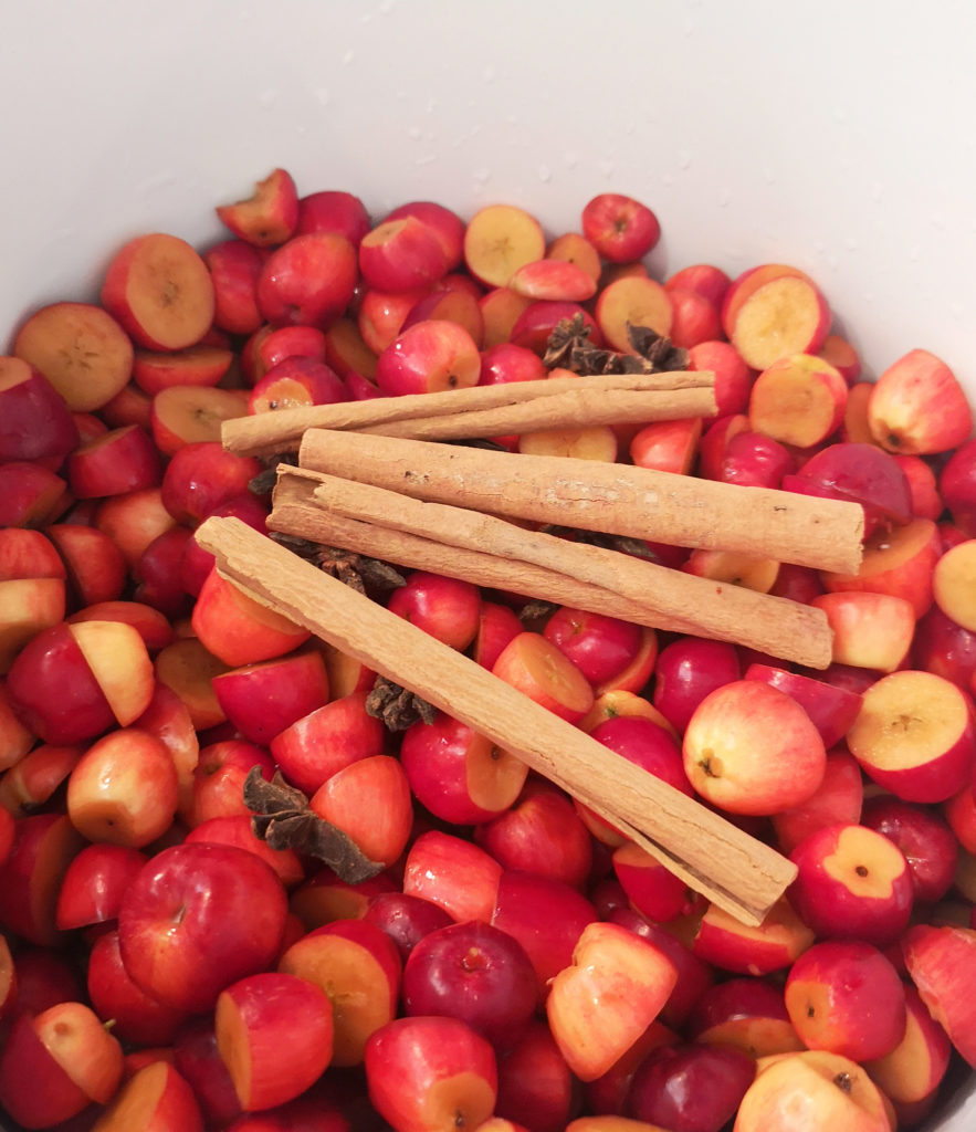 Spiced crabapples