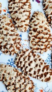 Gingerbread Pine Cone Cookies