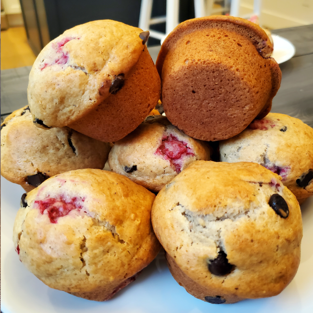 Raspberry Chocolate Chip Muffin