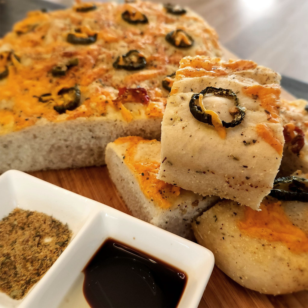 Jalapeno Cheddar Focaccia