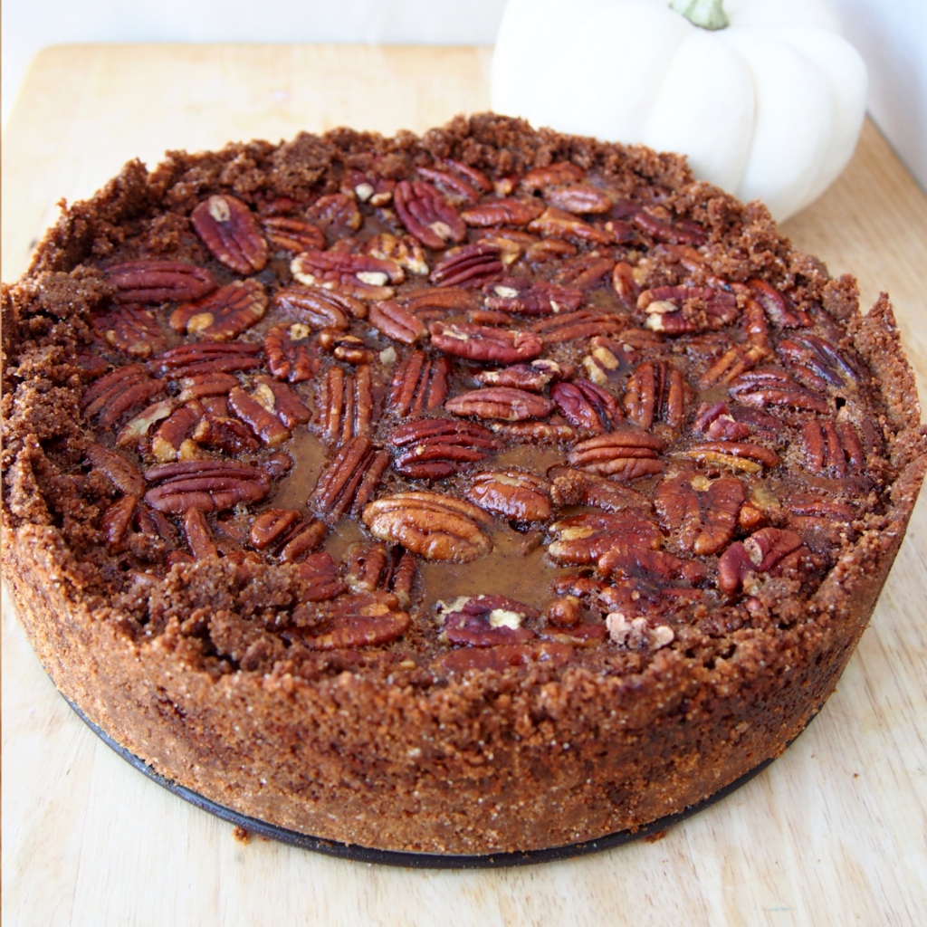 Deep Dish Maple Pecan Pumpkin Pie