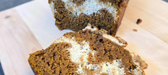 pumpkin cream cheese loaf