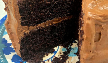 Ina Garten's Chocolate Cake with Fluffy Pudding Icing