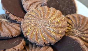 Chocolate Cookie Stamp Cookies