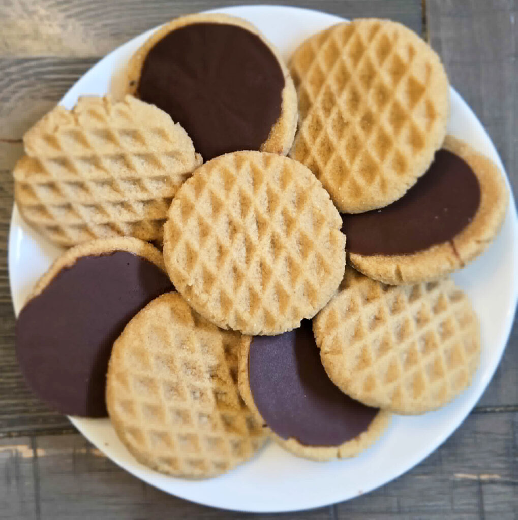 Peanut Butter Cookie Stamp Cookies