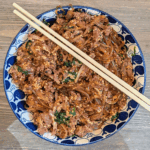Japchae with Bulgogi Meat